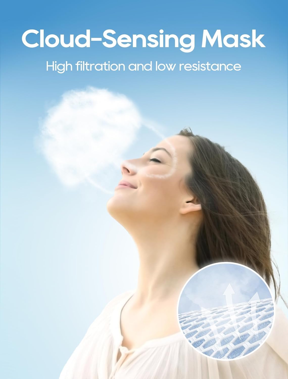 Funight KN95 Face Masks 50 Pack for Adults, Breathable and Comfortable KN95 Mask with Elastic Ear Loop, Filter Efficiency≥95%, Black Funight