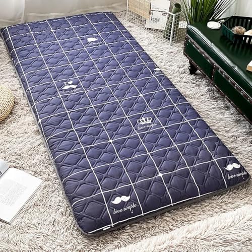 35x75inch Japanese Floor Mattress Futon Mattress,Foldable Tatami Mat Portable Roll Up Sleeping Pad for Dormitory Camping Floor Lounger Bed (Gray) YUURO