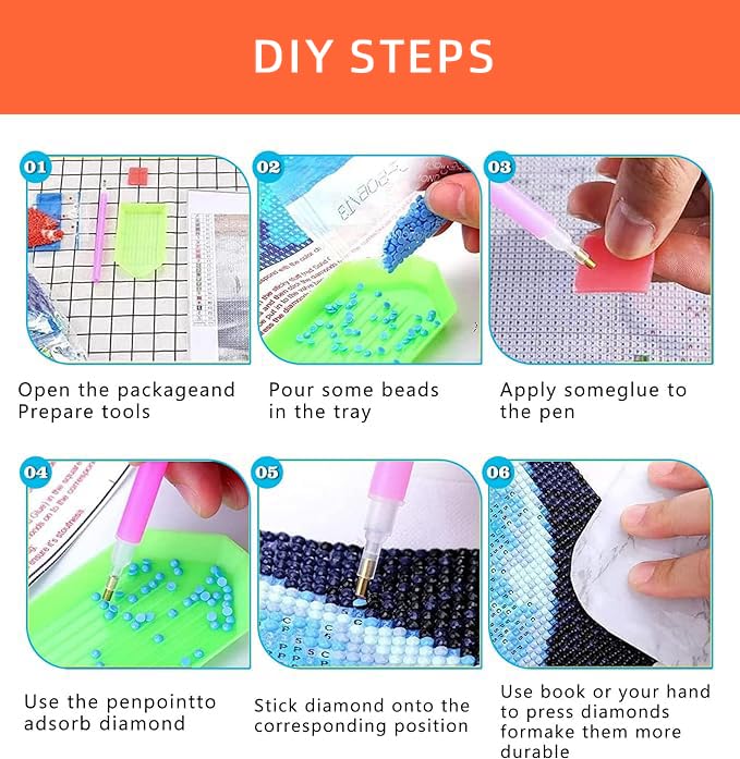 Axquilon Sun and Moon Diamond Art Painting Kits for Adults-Round Full Drill Diamond Painting Kits for Beginners-DIY 5D Diamond Gem Art Kits for Adults for Gift Home Wall 12x12in Axquilon