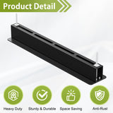 Fengone Heavy Duty Ceiling Storage Rack,Overhead Garage Storage Rack,Powder Coated Tote Storage Racks for Garages, Sheds, Storerooms (6 PCS, for 5 Bins) Fengone