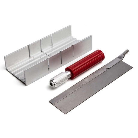 SMB Precision Metal Mitre Box With Razor Saw (1/4/10/100) (1) SmB