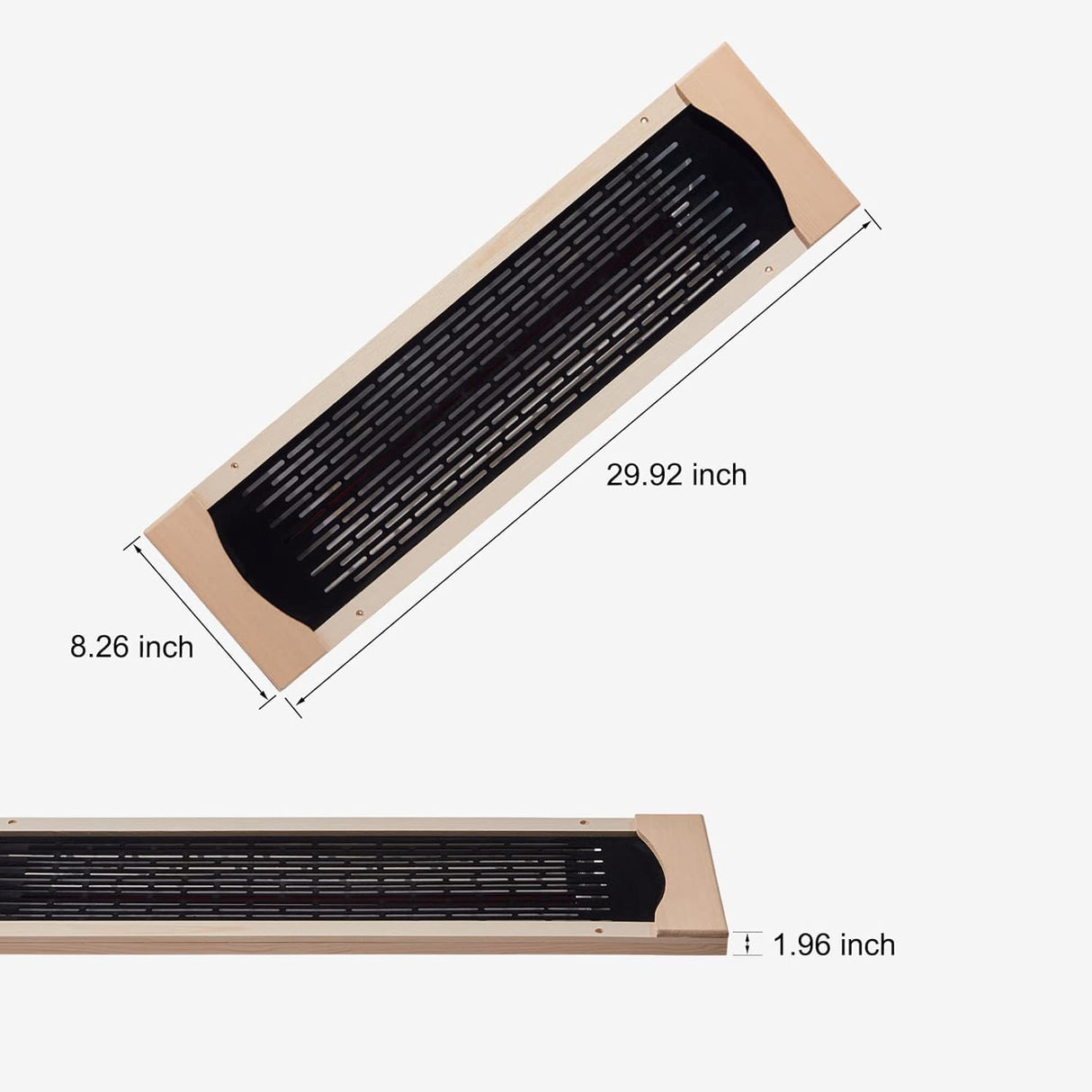 iDOTODO Far Infrared Carbon Fiber Glass Red Light Heater Tube, Infrared Sauna Heater, Sauna Accessories, Sauna Heater 110V, Infrared Suana Heating Element Tube for Wooden Indoor/Outdoor Sauna iDOTODO