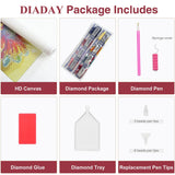 DIADAY Horse Diamond Art Kits for Adults 5D Full Drill Round Gem, Diamond Painting Kits for Beginners, DIY Dots Home Wall Decor Gift 12 x 12 Inches DIADAY