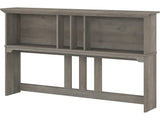 Bush Business Furniture Salinas 60W Desk Hutch in Driftwood Gray - Stylish Storage Solution for Home Office Bush Business Furniture