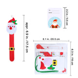 Winlyn 24 Sets Christmas Craft Kits Popsicle Stick Christmas Ornaments Winter Crafts DIY Craft Stick Santa Snowman Elf Reindeer Ornaments Art Sets for Kids Holiday Classroom Activities Party Favors Winlyn