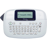 Brother P-Touch, PTM95, Monochrome, Handy Label Maker, 9 Type Styles, 8 Deco Mode Patterns, Navy Blue, Blue Gray Brother