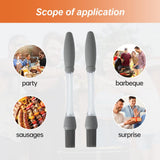 2PCS Silicone Oil Brush Basting Pastry Brush for Grilling BBQ Baking,2025 Silicone Oil Brush Basting Brush for Cooking,Pastry Brushes for Baking Cooking Kitchen Gadget Home Outdoor Use (2PC) Fauppt