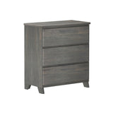 Max & Lily Modern Farmhouse, 3 Drawer Dresser, Driftwood Max & Lily