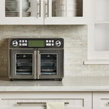 Emeril Lagasse Dual Zone 360 Air Fryer Oven Combo with French Door, 25 QT Extra Large, Cook Two Foods in Different Ways, Up to 60% Faster from Frozen to Finish Emeril Lagasse