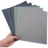 HEALSOPTHY Sandpaper Precision Grits for Wood Metal Automotive Finishing Wet Dry Abrasive for Furniture Wood Turning Projects Per Pack HEALSOPTHY