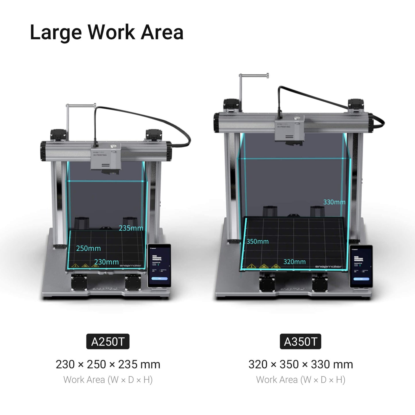 Snapmaker A350T 3 in 1 3D Printer with Rotary Module - WoodArtSupply