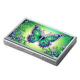 POETRYDRAW Diamond Art Painting Credit cards Holder – Butterfly Rhinestone Stainless Steel Wallet & Coins Purse for Adults, Beginners Art Craft Kit POETRYDRAW
