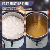 TOAUTO 10Lbs Wax Melter for Candle Making - Candle Wax Melting Pot with Faster Pour Spout and Temperature Controller, No Cloggy and Easy Clean Up TOAUTO