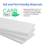 Cozy Castle 5-Tier Kids Bookshelf & Toy Storage Cabinet in White Cozy Castle