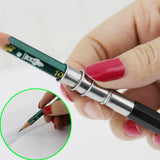 Akak Store 5 Pieces Per Set Adjustable Handy Dual Head Pencil Extender Holder Pencil Lengthener Length Extender Holder for School,Office,Sketch,Art,Writing AKOAK