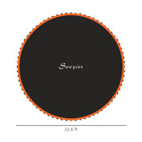 Soozier Trampoline Replacement Mat, Fits 14' Trampoline with 80 V Hooks & 5.5" Springs, Trampoline Mat with 8 Rows of Stitching & Spring Pull Tool Spring & Frame not Included, Orange Soozier