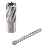 ACTOOL 13/16" Diameter × 1" Depth of Cut HSS ANNULAR Cutter with 3/4'' Weldon Shank ACTOOL