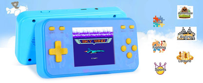 Handheld Game Console for Kids Preloaded 240 Retro Video Games, Portable Gaming Player with Rechargeable Battery 3.0" LCD Screen, Mini Arcade Electronic Toy Gifts for Boys Girls