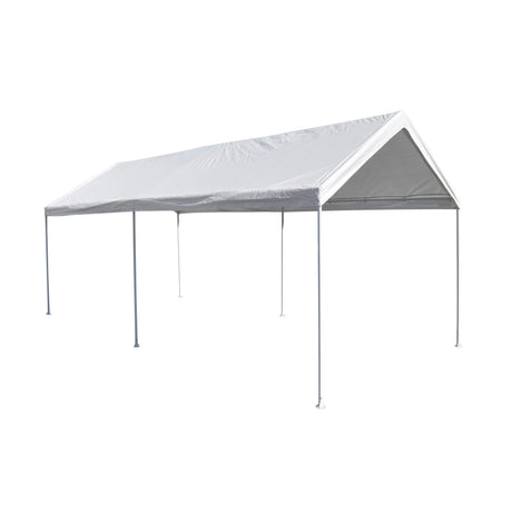Caravan Canopy Domain Pro 150 10' x 15' Carport Shelter, White Caravan Canopy