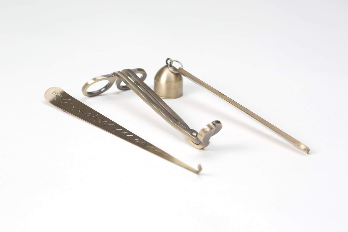 WICKMAN Wick Trimmer, Wick Dipper and Candle Snuffer Set WICKMAN