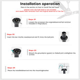 48-inch Ceiling Fan Downrod with Extension Cord, 4-Foot White Ceiling Fan Extension Rod, 1-Inch OD, Ceiling Downrod for Various Fans (White, Unthreaded) CEPGMNL