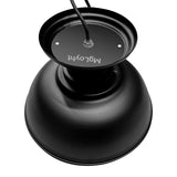 MgLoyht Industrial Semi Flush Mount Ceiling Light, Matte Black Farmhouse Light Fixture for Kitchen Island Dining Room Foyer Hallway Porch Barn Loft, Black, 13in MgLoyht