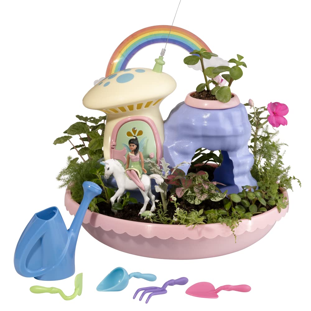 My Fairy Garden — Unicorn Paradise Toy Figurine Plant Kit — Grow a Garden for Dahlia the Fairy and Friends — Ages 4+ My Fairy Garden