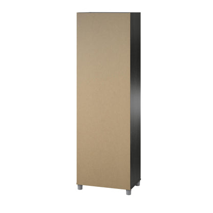 SystemBuild Camberly 24" Utility Storage Cabinet in Black Oak - WoodArtSupply