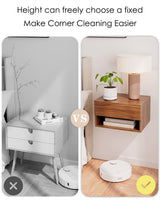 Floating Nightstand, Small Modern Floating Nightstand with Drawer, Floating Shelves for Bedroom, Bathroom (Brown Walnut) Aienvey