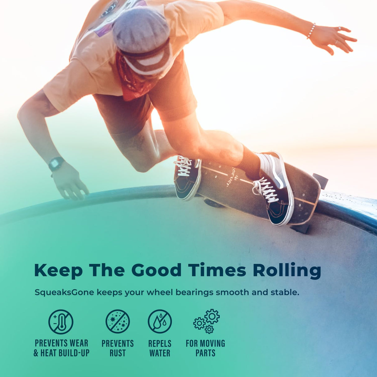 Squeaks Gone Planet Safe Multi-Purpose Penetrating Oil (4oz) for Door Hinges, Sewing Machines, Gym Equipment, Fans, Clocks Rust Removal, Lubrication Long-Lasting Formula Oil Replacement Fix Any Squeak PlanetSafe Lubricants