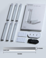 Goodea 6 Pack Led Under Cabinet Lights Wireless with Charging Station, 7’’ Rechargeable Motion Sensor Light Indoor, Dimmable Closet Lights for Cabinets, Bookshelf, Stair, Hallway Goodea