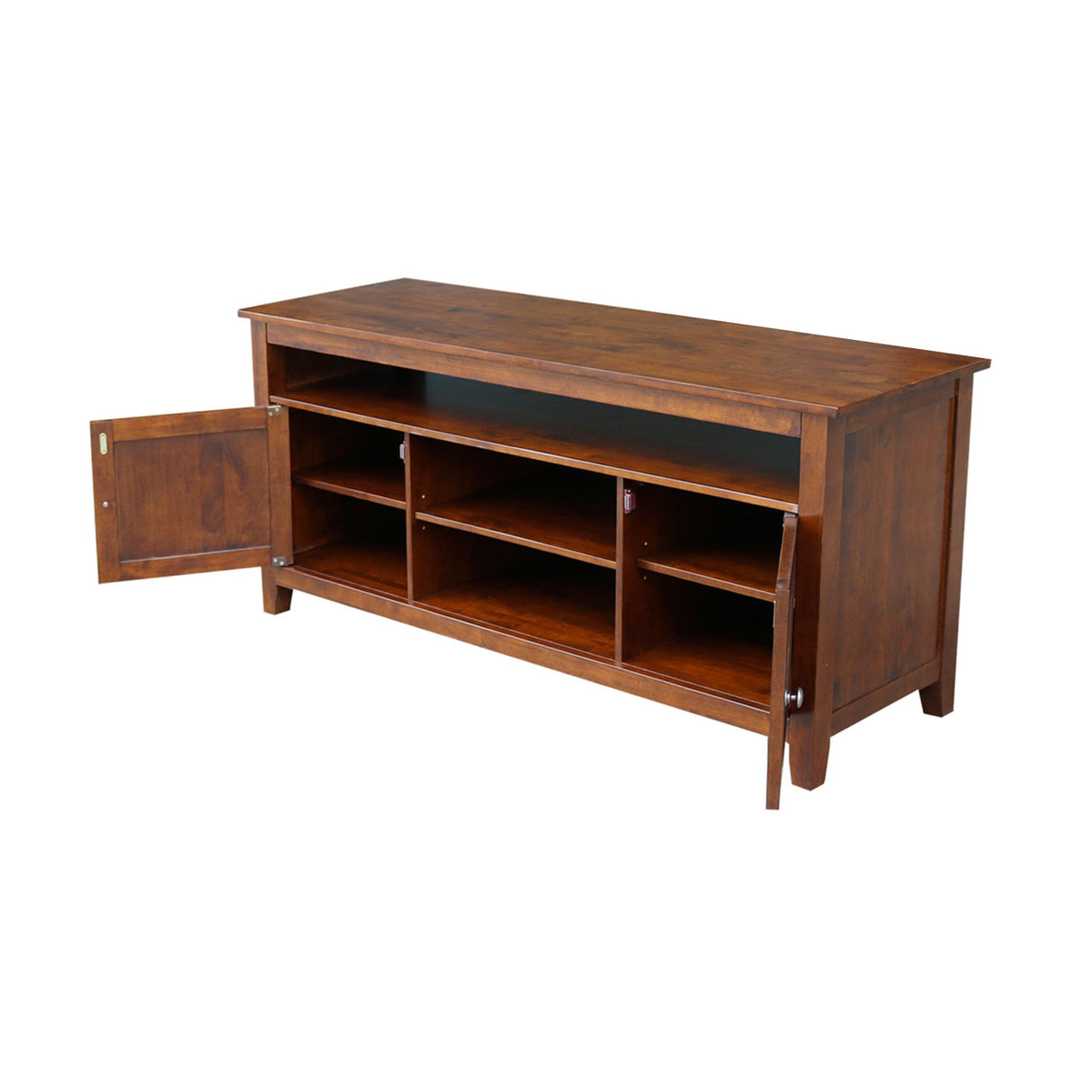International Concepts TV Stand with 2 Doors, 1 Shelf and 2 Cabinets IC International Concepts