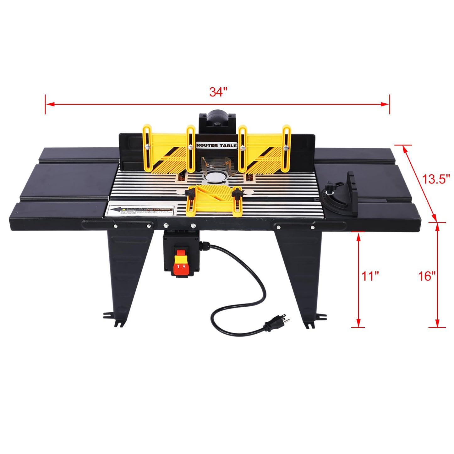 Electric Benchtop Router Table Wood Working Craftsman Tool(Router Table B) - WoodArtSupply