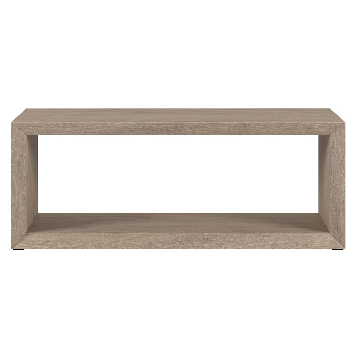 Henn&Hart Osmond Coffee Table, 48" Wide,Grey - WoodArtSupply