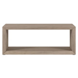 Henn&Hart Osmond Coffee Table, 48" Wide,Grey Henn&Hart