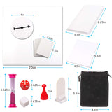 Madanar Blank Create Your Own Board Game Kit DIY 143 Piece Set - Perfect for School Projects: Player Pieces, Spinner, Playing Cards, Dice, Sand Timer, Pawns, Storage Box, and More - Fun for Family Madanar