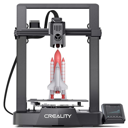 Creality Ender 3 V3 KE 3D Printer, 500mm/s Max High-Speed 3D Printers with Auto Leveling, Dual Cooling, Smart UI and Dual Z-axis, Supports 300℃ Printing Printing Size 8.66x8.66x9.44 inch