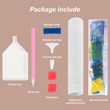 Stalente Diamond Painting Kits for Adults, 5D DIY Diamond Art Kits for Beginners Round Full Drill Diamond Painting for Home Wall Decoration Gift 12×12inch, Stained Glass Sunflower Stalente