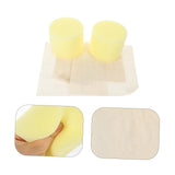 FELTECHELECTR 4 Sets Pancake Grease Brush Pancake Grease Spreader Basting Mop Bbq Oil Mop Pastry Brush Dispense Oil Wiper Replace Fabric Pancake Spreading Mop Bbq Mop Crepe Maker Oil Brush Cloth FELTECHELECTR