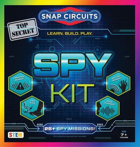 Snap Circuits® Spy Kit | 25+ Activities | STEM Educational Toy for Kids 7 + Snap Circuits