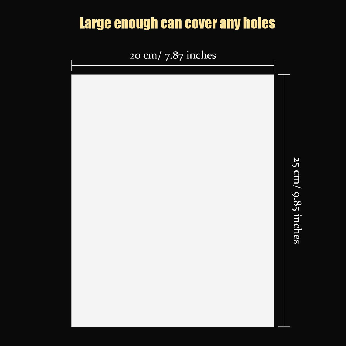 20 Pieces Vinyl Siding Repair Kit Self-Adhesive PVC Vinyl Tape for Vinyl Siding Fence Covering Cracks Holes Blemishes Tools Outus