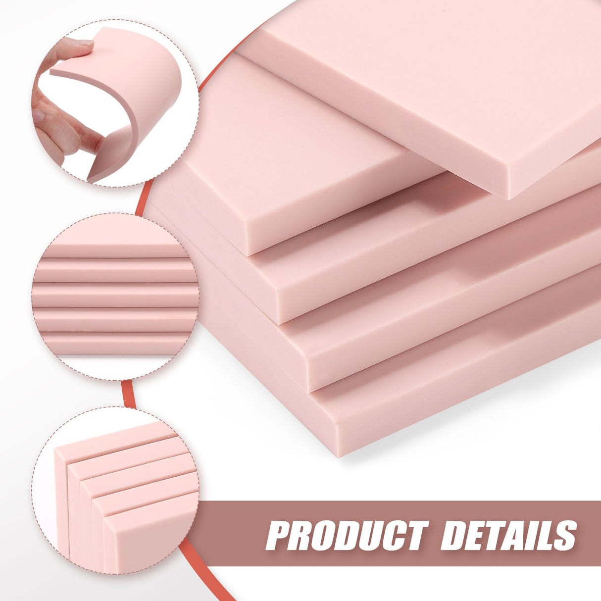 Linocut Kit for Printmaking with 5PCS 4"x6" Soft Rubber Linoleum Blocks, Brayer & Carving Tools – Block Printing & Stamp Making Supplies for Beginners & Artists Bobblebro