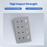 ELEGOO ABS-Like Resin Ultra, Fast UV Curing Photopolymer 3D Printer Resin, High Flexibility, High Hardness, High Precision for Saturn Mars MSLA SLA DLP 3D Printers, 1000G Grey ELEGOO