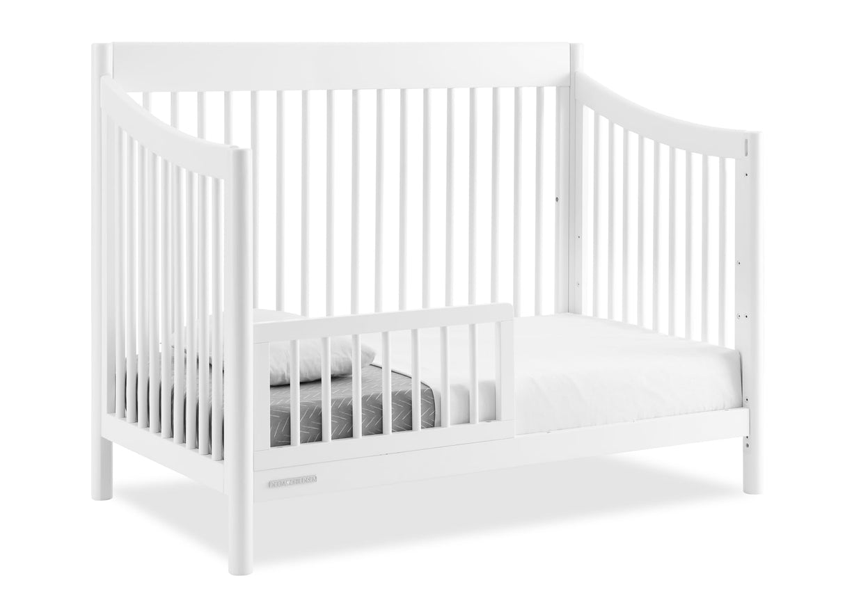 Delta Children Brooks 6-in-1 Convertible Crib - Greenguard Gold Certified, Bianca White Delta Children