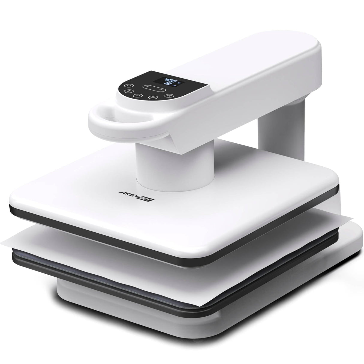 AKEYDIY Swivel Auto Heat Press 15"x15" Heat Press Machine for T Shirts, Professional Sublimation Shirt Press Heat Transfer Machine with Auto Open & Release, Adjustable Pressure & Higher Heating Height AKEYDIY