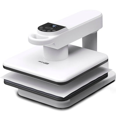 AKEYDIY Swivel Auto Heat Press 15"x15" Heat Press Machine for T Shirts, Professional Sublimation Shirt Press Heat Transfer Machine with Auto Open & Release, Adjustable Pressure & Higher Heating Height