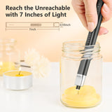 REIDEA Electric Lighter Candle Lighter, Windproof Flameless USB Rechargeable Arc Retractable Lighter with Safe Button and Power Indicator for Candle, BBQ and Fireworks, R1 Flat, Obsidian Black REIDEA