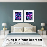 BAISITE Paint by Numbers Kit for Adults Beginners,12" Wx16 L 2 Pack Canvas for Painting Kits for Adults in Colorful Box-Butterflies 5152 BAISITE