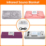 Infrared Sauna Blanket Controller, Digital Heat 2 Zone Sauna with Remote Control, Professional Detox Anti Ageing Beauty Machine, Sauna Blanket Replacement Parts (NOT Included Blankets) TaTalife