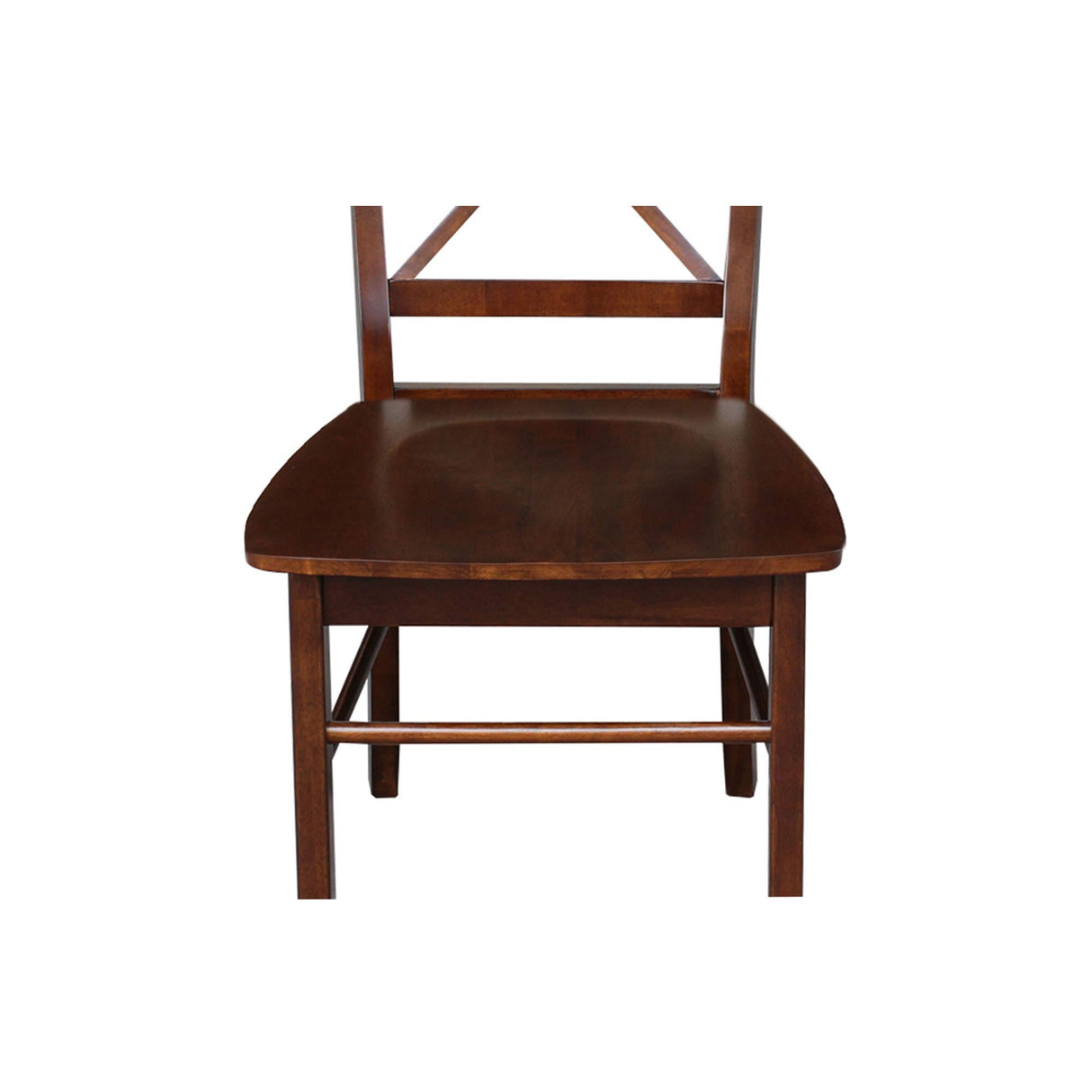 International Concepts X-Back Chair, Espresso IC International Concepts